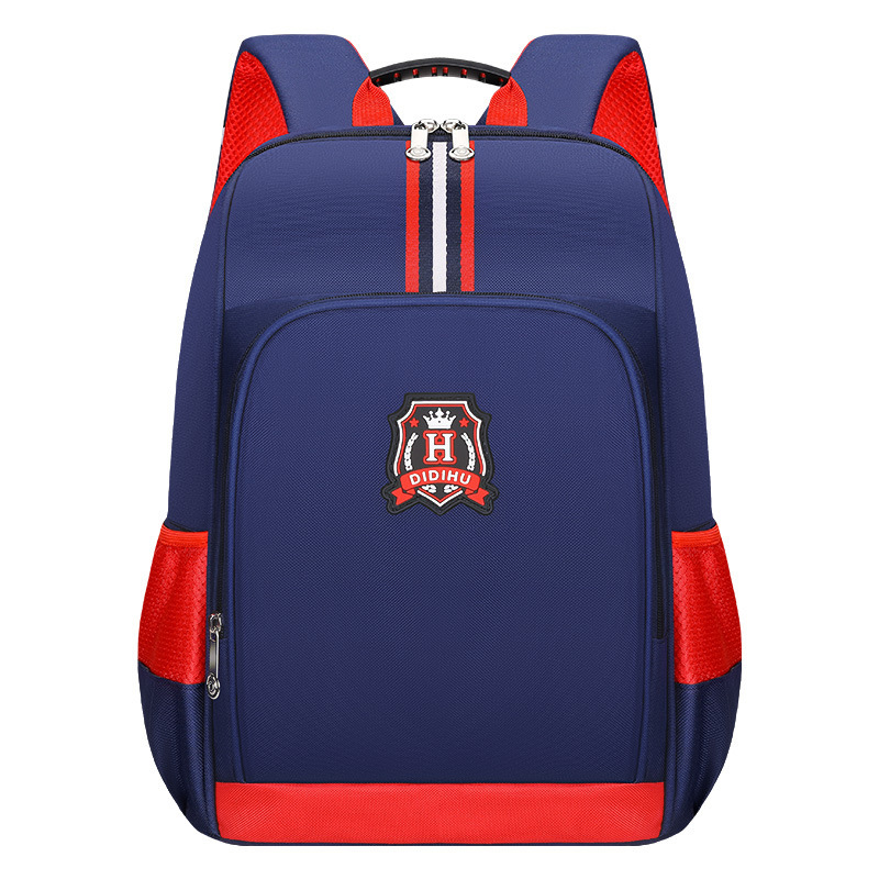 New School Bag Primary School Students Set Logo Printing Male And Female Students To Reduce The Burden Breathable British Style Children's Backpack Printing Item Picture