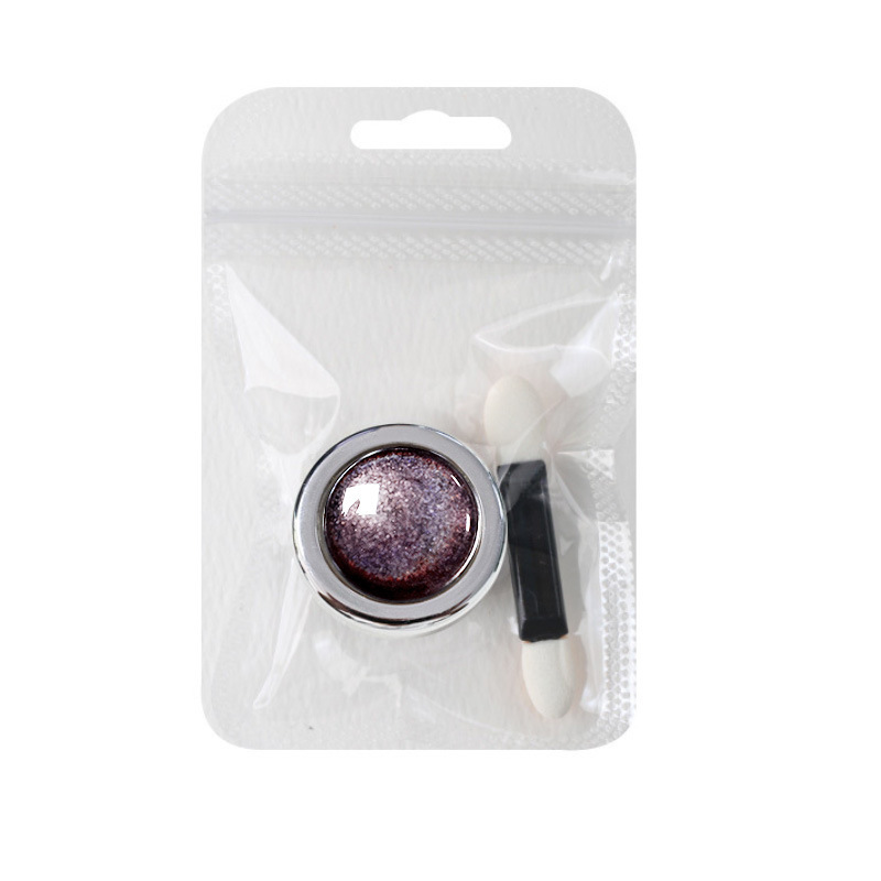 Nail polish high-gloss titanium powder, magic mirror powder, mirror flour, rose gold and silver titanium powder, electroplated nail metal titanium powder Item Picture