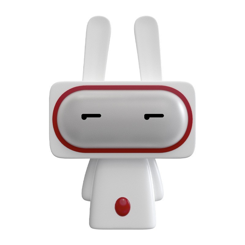 Cartoon Bobi Rabbit Night Light, USB charging, stepless dimming, small night light, children's led timed sleep companion, cute rabbit light Item Picture
