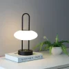 20332 Nordic minimalist modern creative living room, bedroom, bedside, study, studio, model room, metal homestay decorative table lamp details Picture