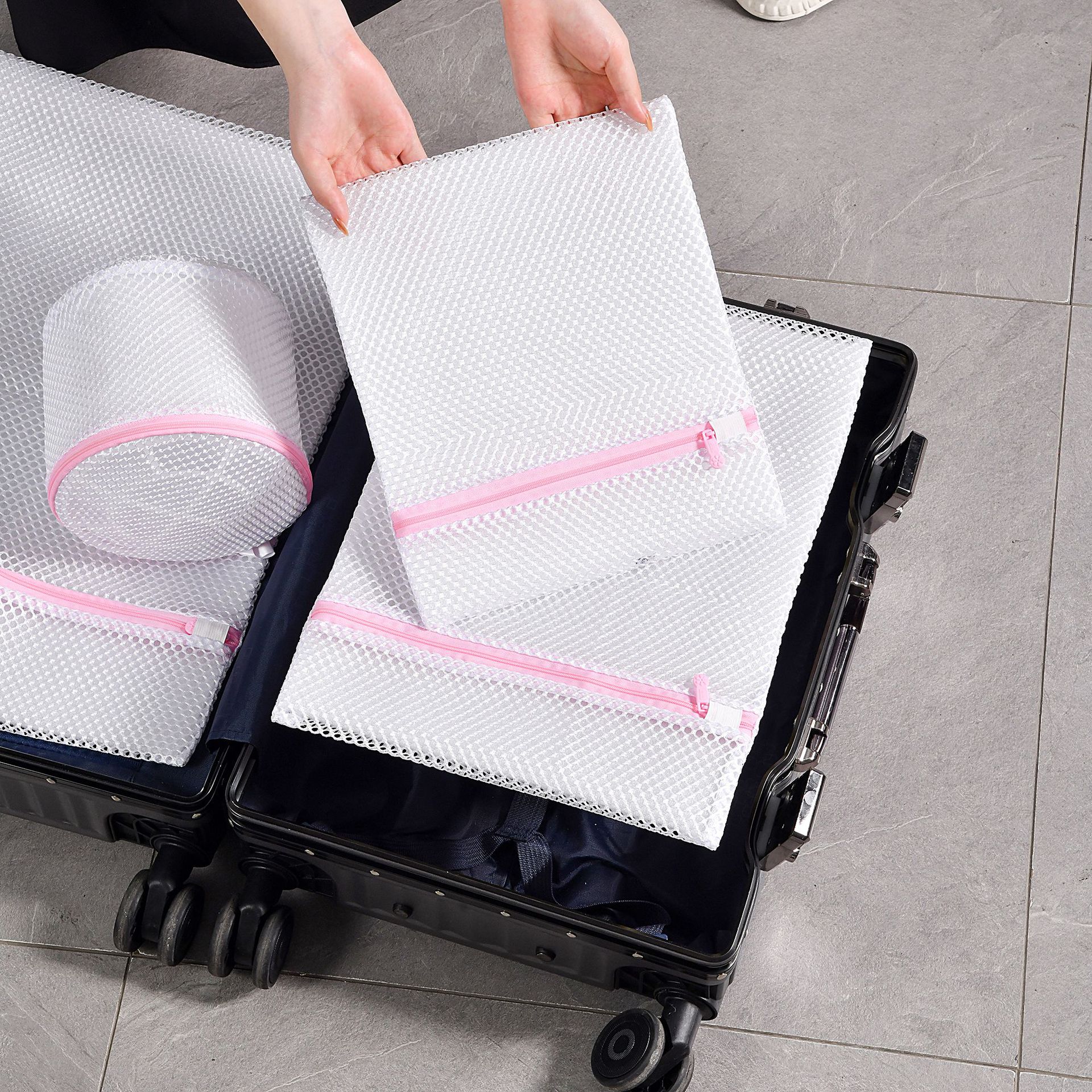 Six Sets Of Laundry Mesh Bag Thickened Machine Wash Laundry Cleaning Bag Household Underwear Wash Clothes Anti-Wound Care Bag details Picture
