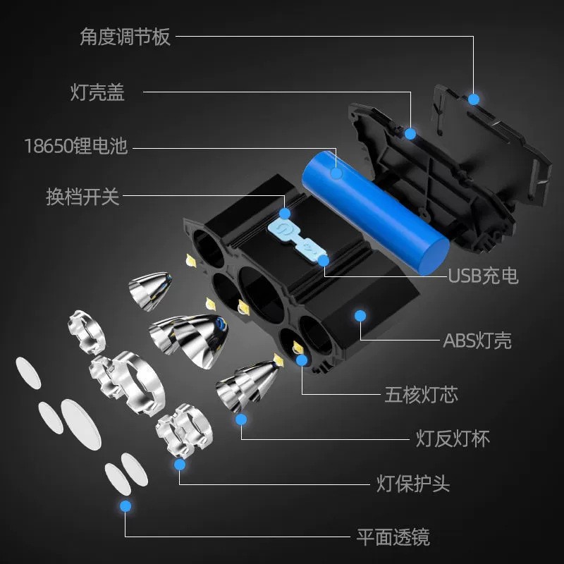 LED移动工作灯实物图