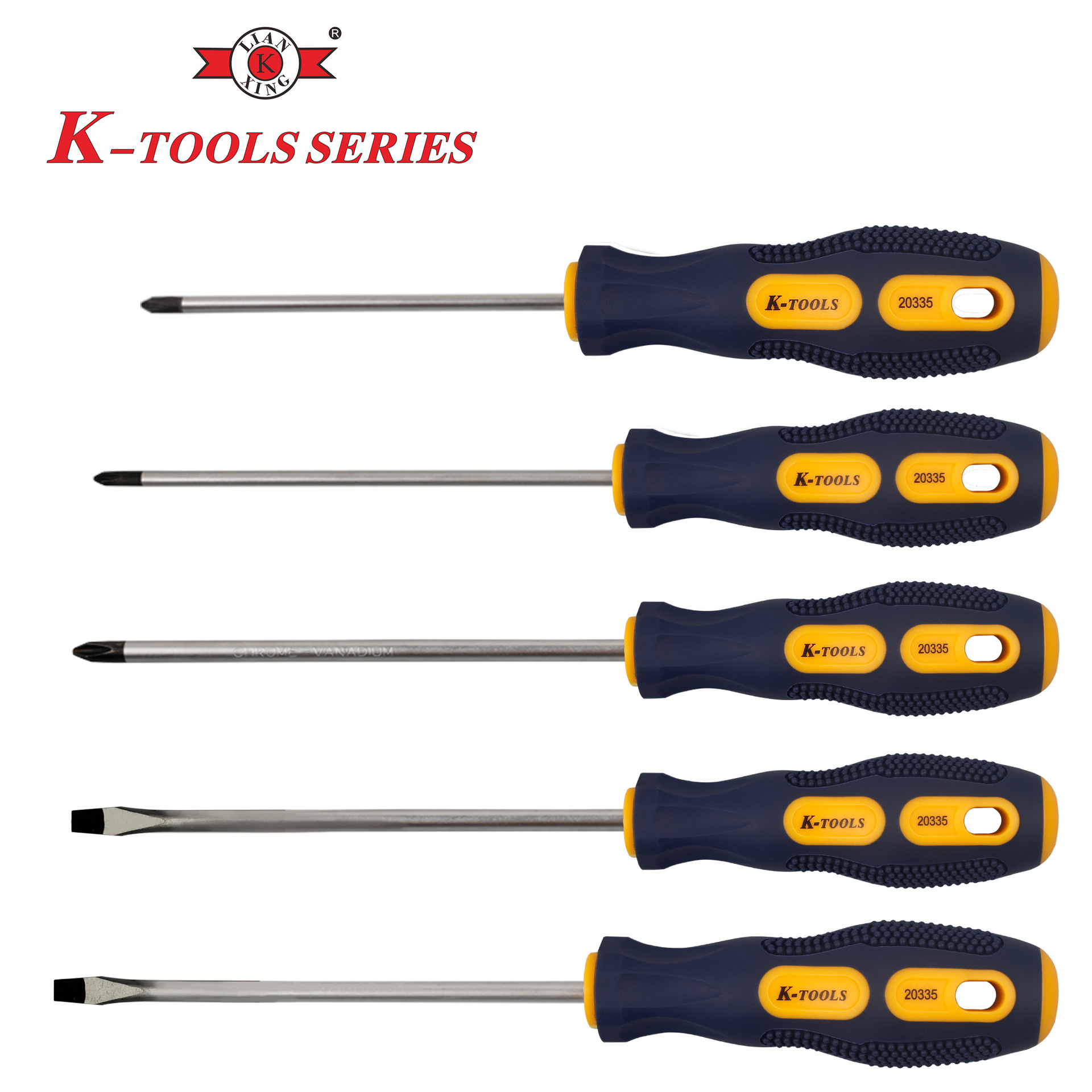 Flat-Head Phillips Screwdriver Multi-Function Strong Magnetic Screwdriver Screwdriver With Flat Mouth And Plum Screwdriver Massage Handle