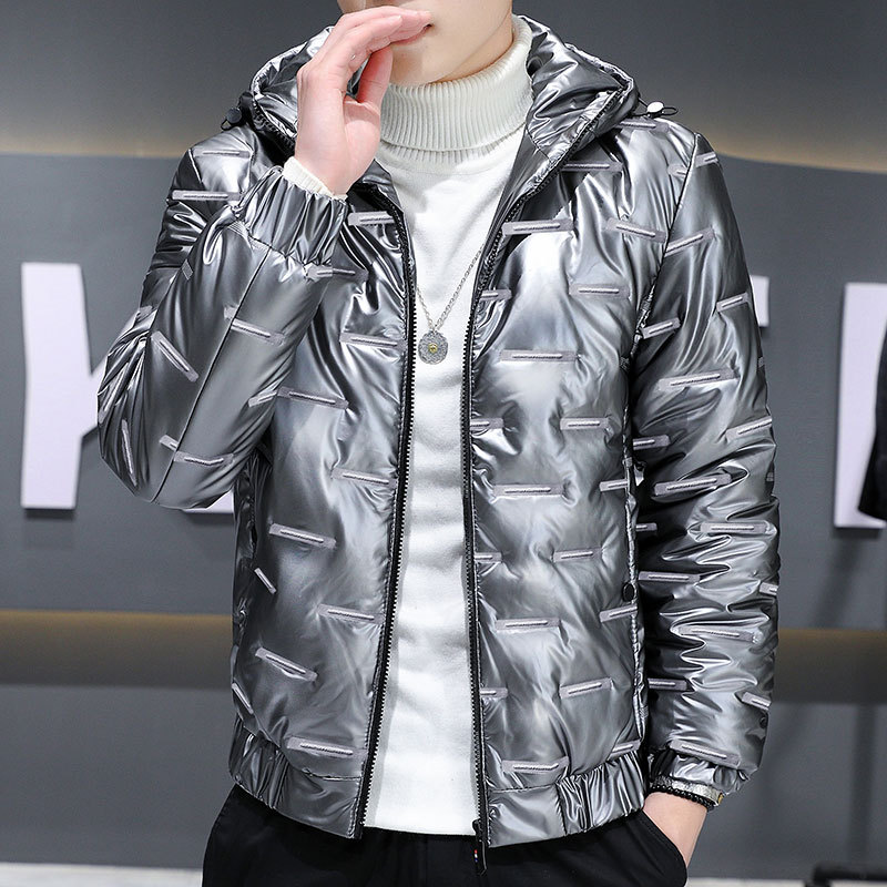 羽绒服男款潮/轻薄白鸭绒高/连帽男士羽绒细节图