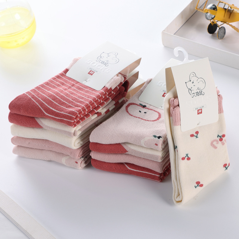 Six Finger Mouse Socks Children's Socks Girls Boys Fall Winter Thick Cotton Socks Baby Socks Thick Cotton Socks details Picture