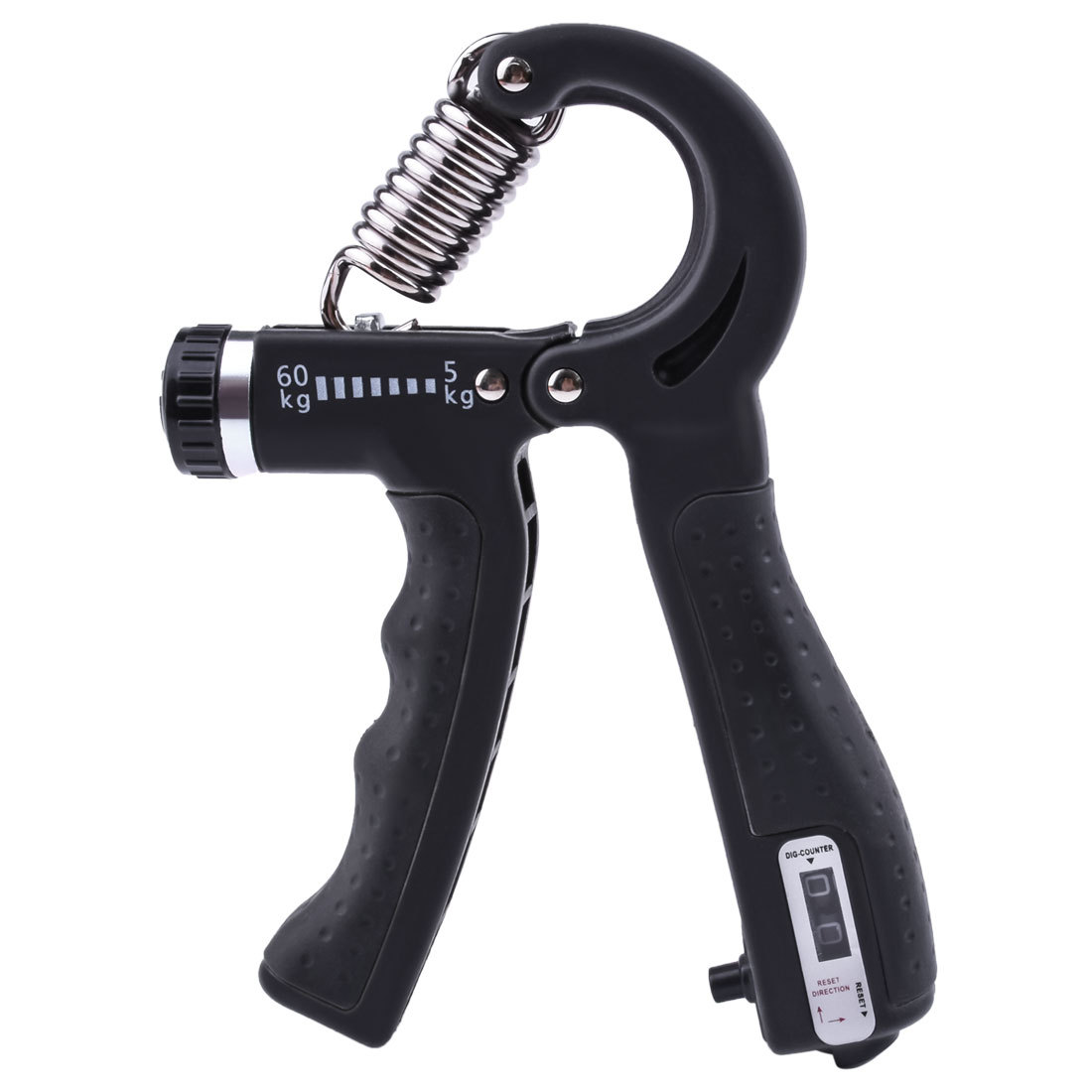 Adjustable Grip R Type Spring Mechanical Counting Grip Multi-Functional Finger Rehabilitation Training Fitness Device