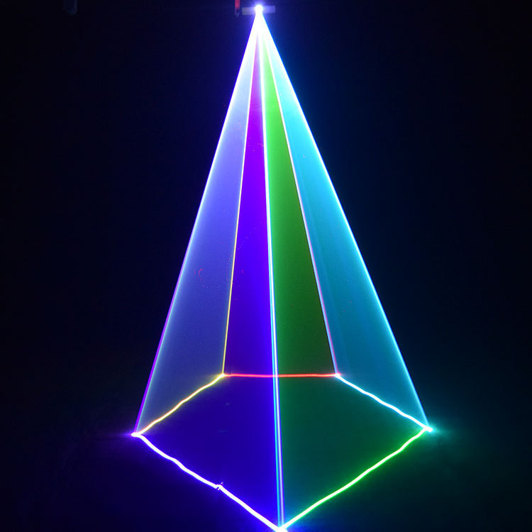 10W, 12W, 15W full-color animated laser light LED scanning laser performance, bar night club, KTV voice-controlled stage details Picture