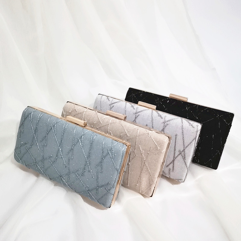 2022 Foreign Trade Micro Dinner Bag Ladies Simple Lines Solid Color Trend Single Shoulder Cheongsam Bride Handbag Wholesale Specification drawing