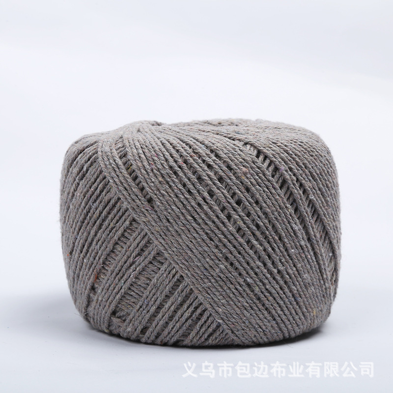 现货批发灰白色棉绳 服装织带包芯绳 滚边棉绳  吊牌棉绳梱边带