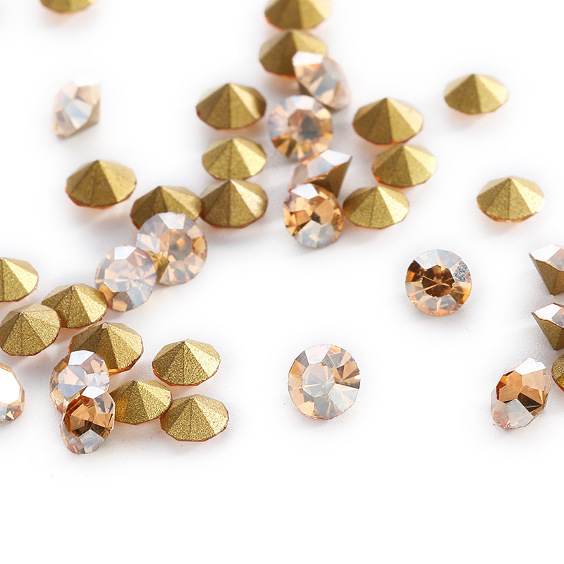 Factory wholesale of Guomao A diamond, round glass diamond, clothing, diamond accessories, nails, diy clothing accessories and ornaments