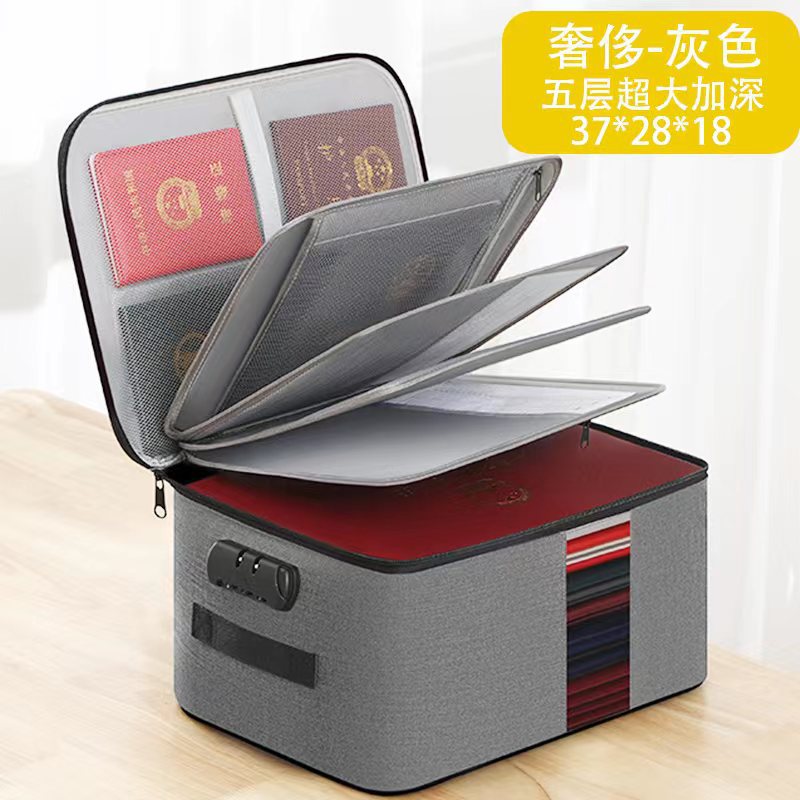【五层证件包】新款跨境证件收纳包多功能大容量收纳盒资料证件袋