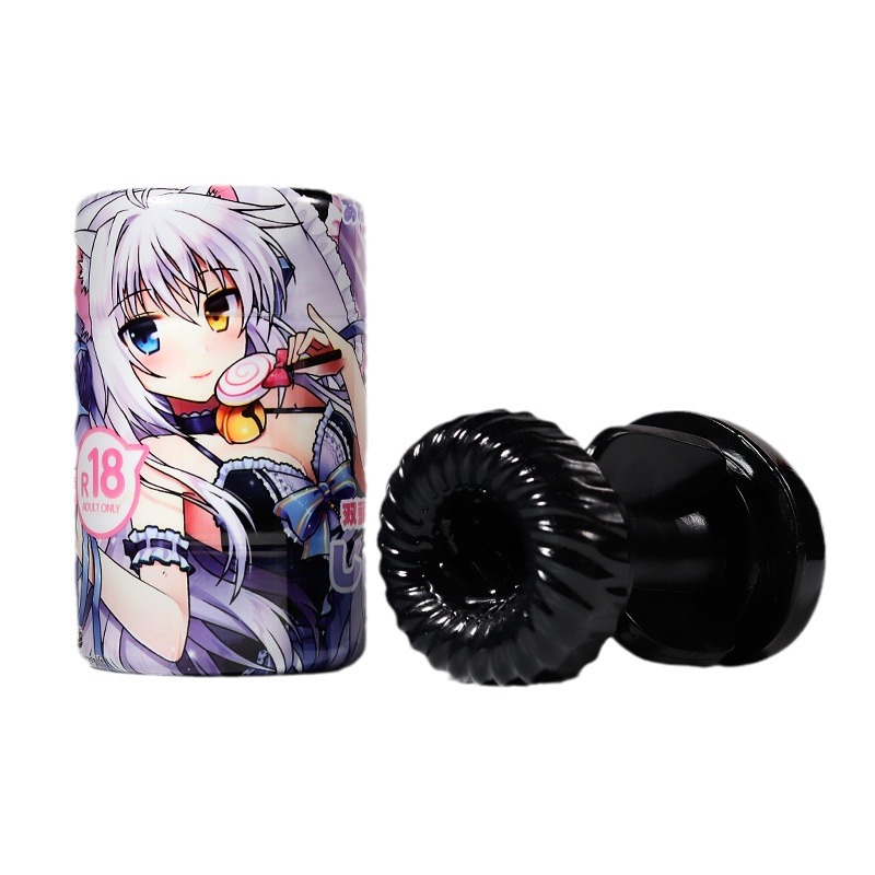 The anime double-headed device can be inserted into a male masturbation airplane cup, an adult sex product, and a masturbation training tool Item Picture