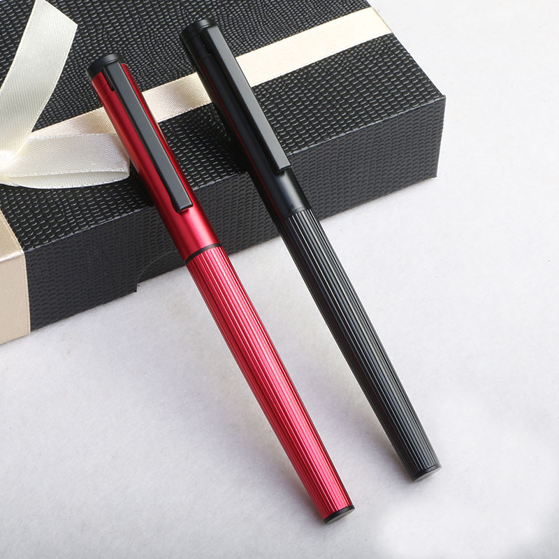 A variety of writing pens specially designed for calligraphy teachers, red with high appearance level, metal business gifts, and iridium art pens