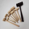 Wholesale wooden rubbing and dyeing small wooden hammers, diy Miel type handcrafted hammers, solid wood striking hammers, children's toy small wooden hammers Application Scenario