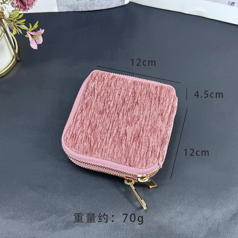 Venta directa de fábrica portátil de seis capas borla joyería bolsa de almacenamiento cristal perla mano cadena viaje bolsa de joyería en stock al por mayor pic 26