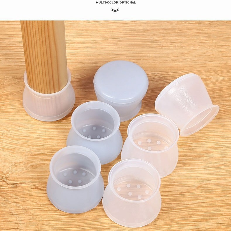 Thickened, silent and wear-resistant chair leg covers, table and sofa leg protection pads, floor sound-absorbing leg covers Specification image