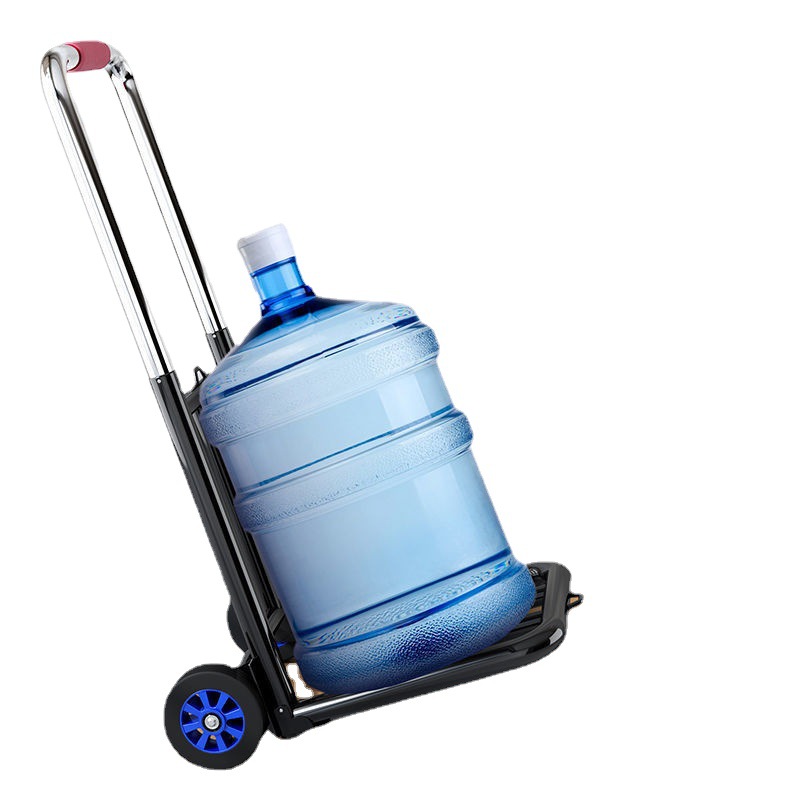 Folding Luggage Driver Pull Cart Pull Rod Cart Cart Portable Shopping Cart Pull Truck Load King Small Pull Cart Home Item Picture