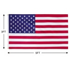 跨境亚马逊90×150cm美国国旗 3*5 大旗涤纶面料星条旗独立日旗帜