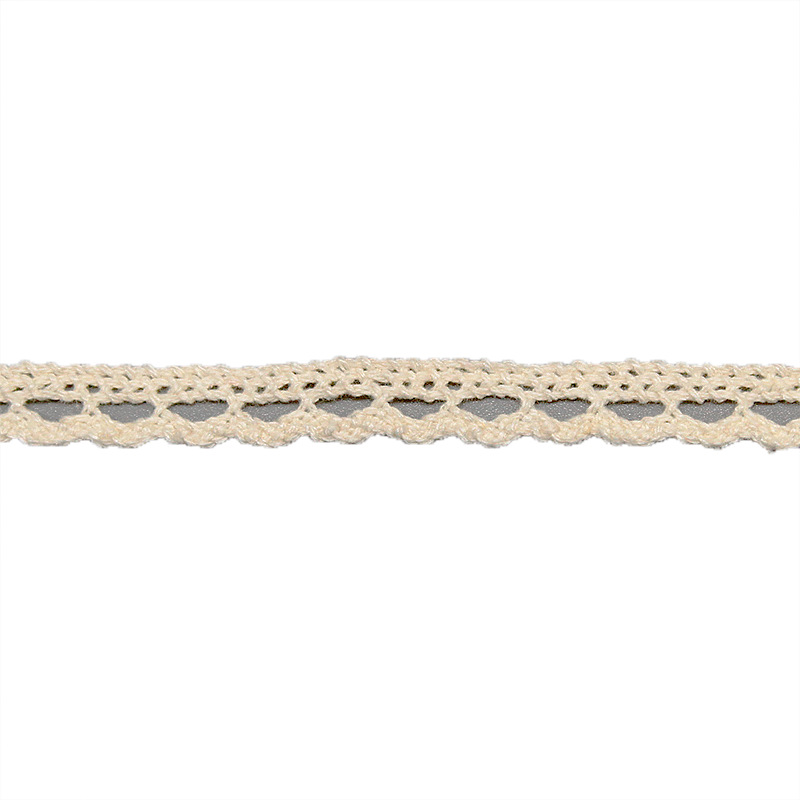 High-quality cotton thread lace tablecloths, sofa covers, accessories, quilt covers, skirts, clothing, hollowed-out dog tooth flower edge accessories Item Picture