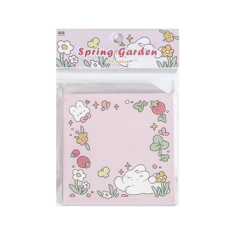 Idle Square Note This Spring Garden Series Instagram Fresh Art Flower Hand Ledger Leaving 100 Notes Item Picture