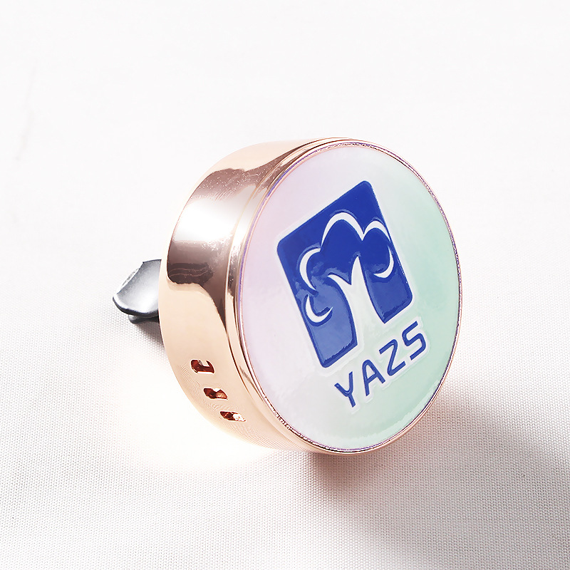 厂家批发车载香水汽车出风口香薰夹磁吸金属香薰夹logo摆件定 制详情图5