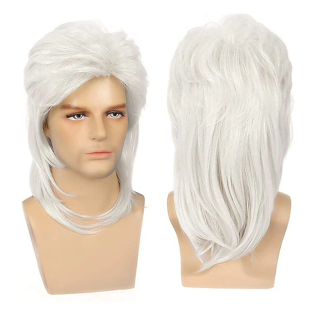بائع شعر مستعار في الامازون هو 80S شلة معدنية ثقيلة ذات شعر مجعد Item Picture