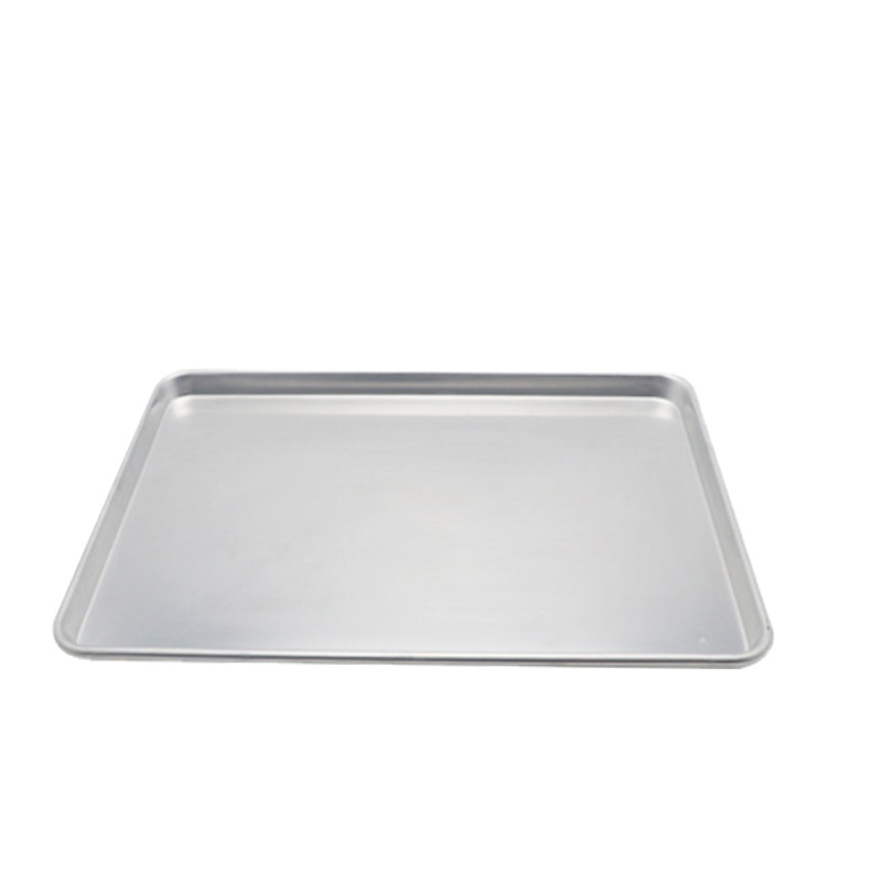 Customized commercial thickened perforated mesh plates, flat aluminum plates, non-standard perforated drying ovens, baking trays, kitchen accessories wholesale Specification image