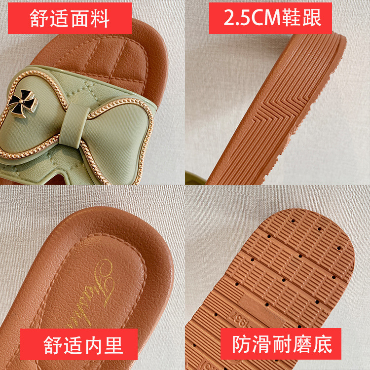 女式凉拖实物图