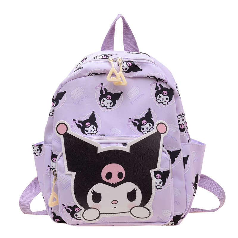 New cartoon children's schoolbag, Kuromi Pacha Dog backpack, cute student backpack, large-capacity children's schoolbag Item Picture