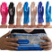 跨境批发干活劳保耐磨清洁维修防护PVC乳橡胶加厚一次性手套图