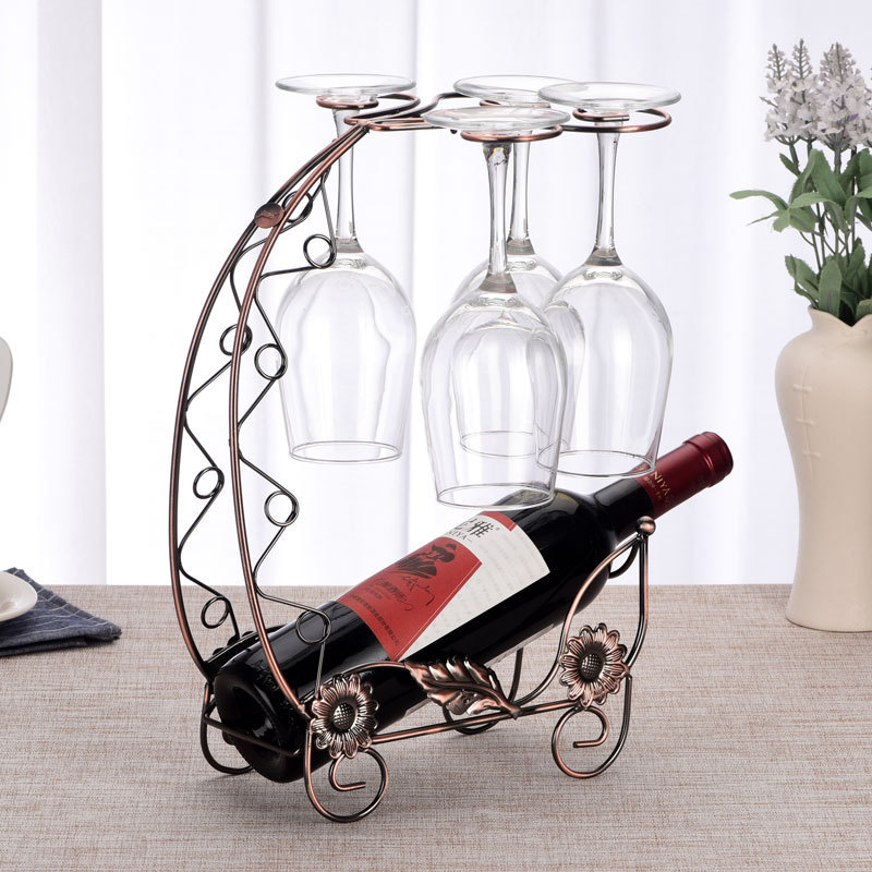 Creative European Wine Rack Wine Glass Rack Upside Down Ornaments Tall Glass Rack Wine Glass Rack Wine Cabinet Decoration Home Specification drawing