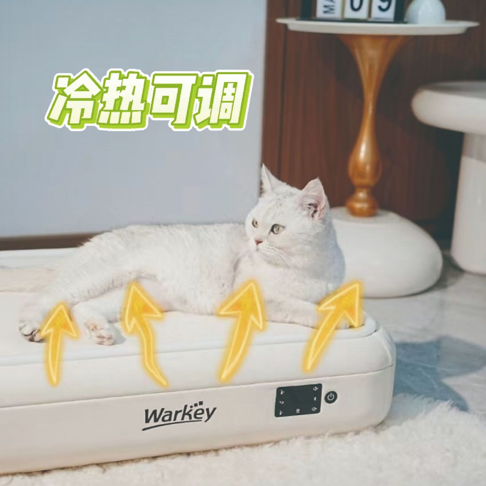 Smart pet air conditioning beds for both heating and cooling, pet supplies, cat and dog beds, Bluetooth speakers, cross-border wholesale details Picture