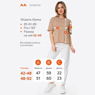 2024 Amazon Women's Summer New short-sleeved striped T-shirt pullovers with round-neck slimming tops details Picture