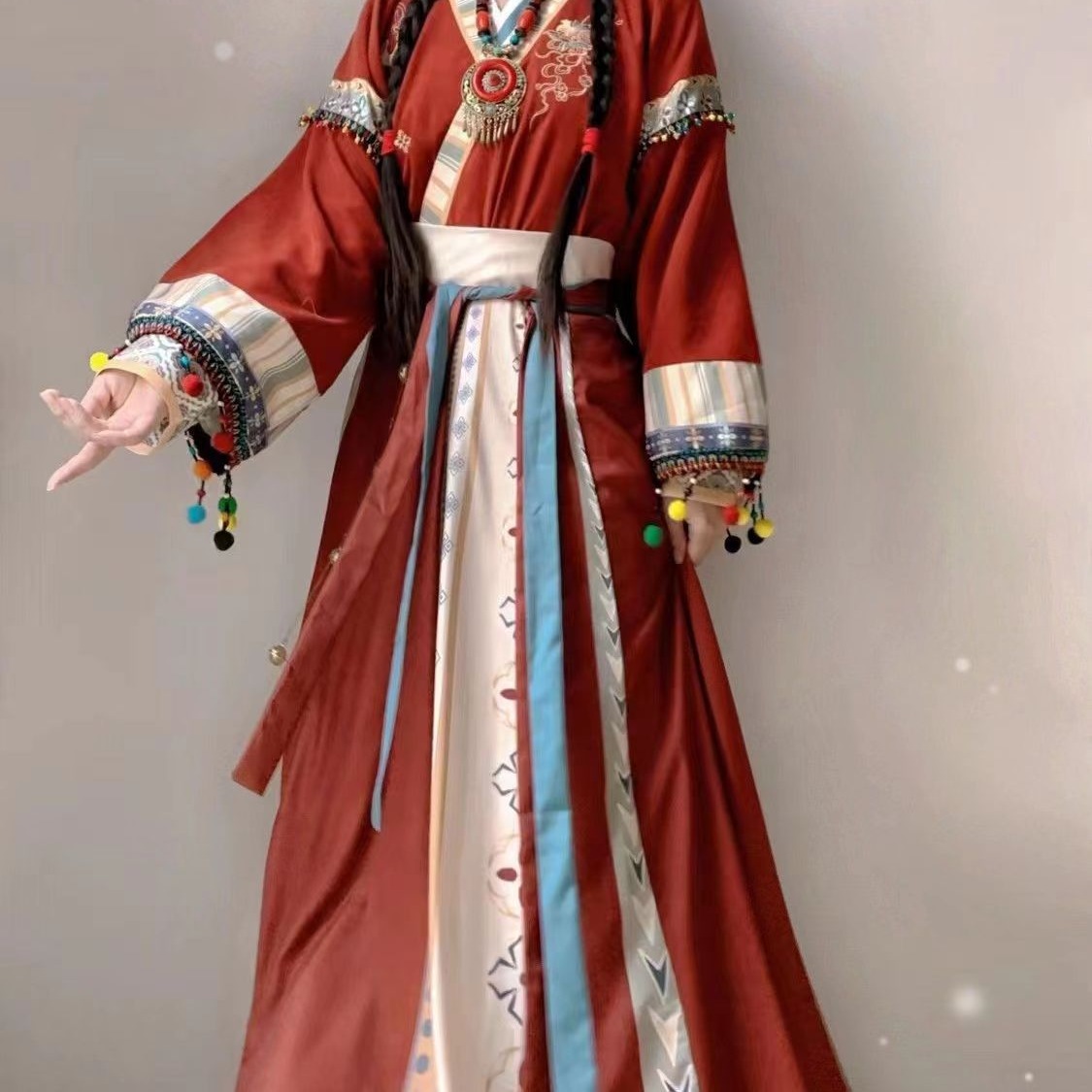 汉服/禅茶服/禅舞服实物图