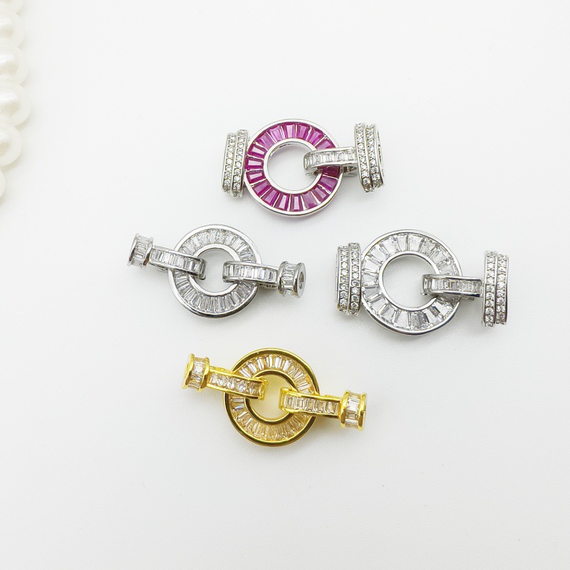 cross洞洞鞋装饰/风纪扣收腰/龙虾扣金色/微型龙虾扣/丝巾扣产品图