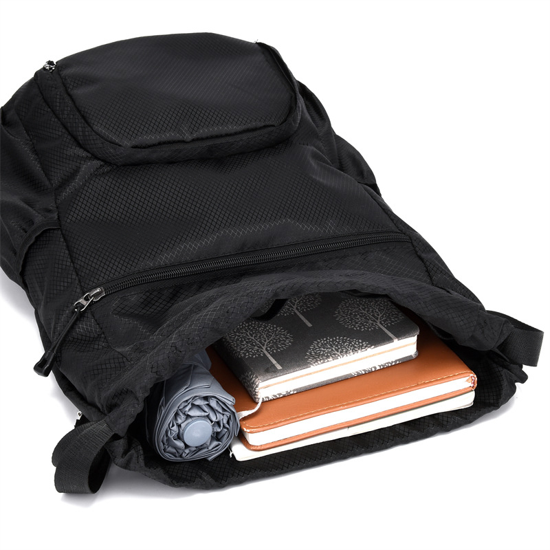 Bundle Storage Bag Large Capacity Sports Draw Rope Multi-Functional Basketball Bag Dry Wet Separation Swimming Bag Travel Backpack Specification drawing