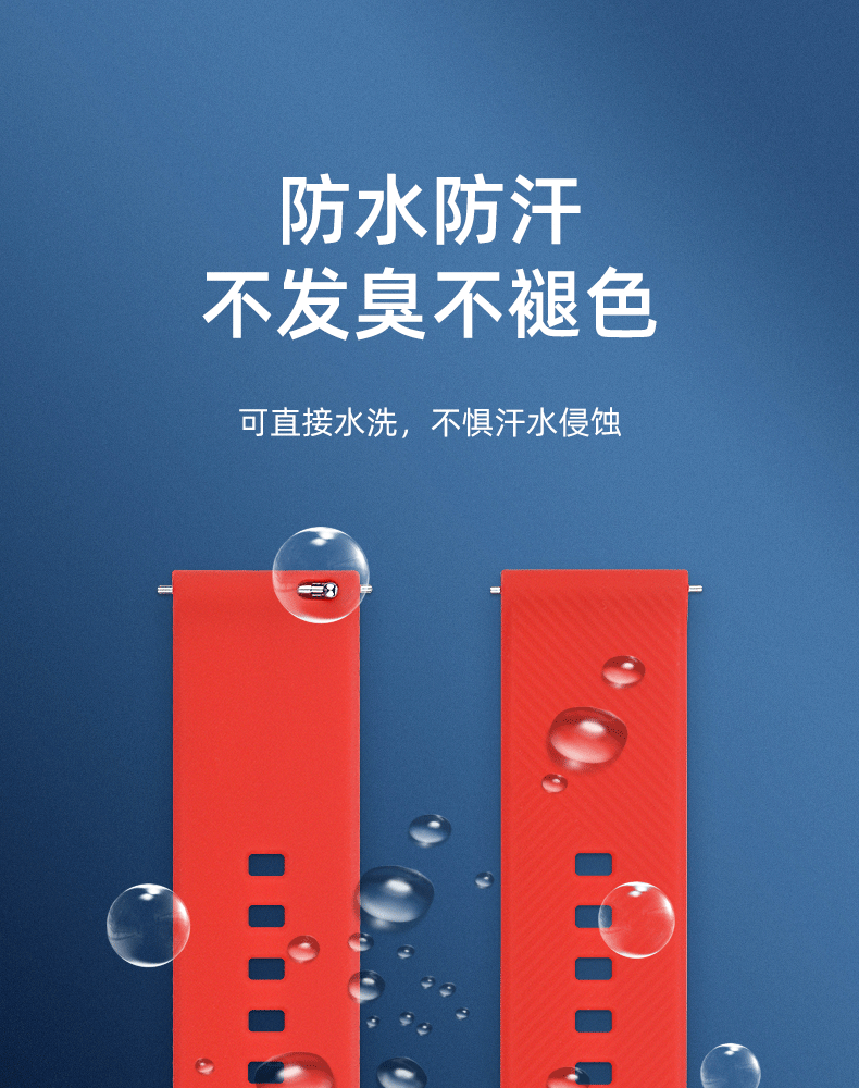 Available in stock with 22mm universal rubber watch strap for Apple iwatch 7/6/5/se and Huawei GT5 smartwatch pic 11