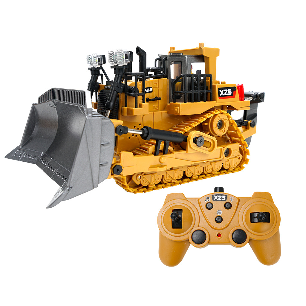 Niños inalámbrico 9 paso coche remoto bulldozer juguete coche niño excavadora de aleación retroexcavadora coche de ingeniería modelo Application Scenario