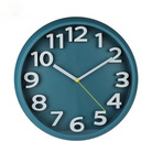 创意家居北欧风圆形立体数字12.6寸挂钟现代简约个性装饰时钟壁钟