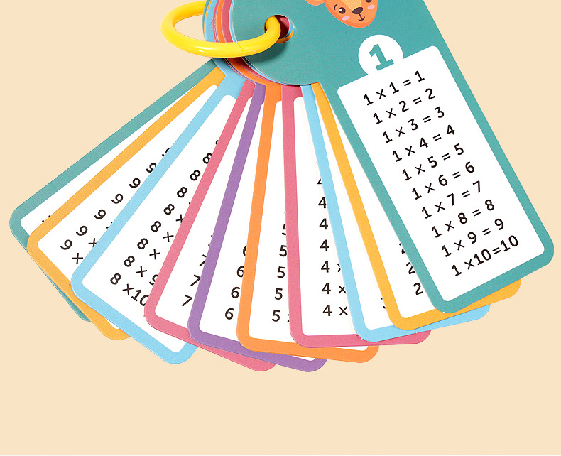 蒙氏数学教具乘除法板 乘法板除法板早教蒙特梭利儿童益智玩具详情12