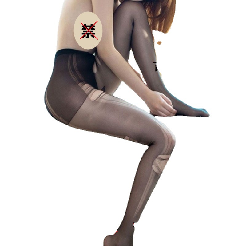 Verano ultra delgado transparente rasgable a mano nylon cristal negro carne mujer pantimedias trabajo desechable sexo calcetines Item Picture