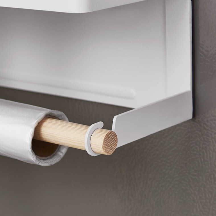 Refrigerator storage rack, multi-functional and multi-scenario, bathroom bath, washing and washing machine wall-mounted storage rack Specification image