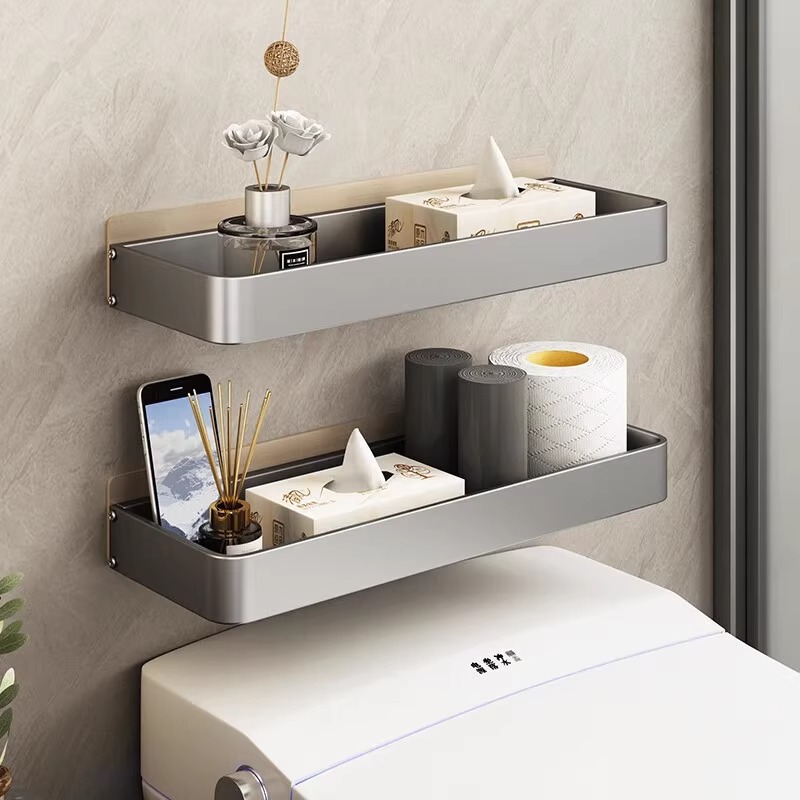 Toilet rack above the toilet, bathroom non-drilling toilet washbasin, washroom, multi-functional storage rack for the bathroom