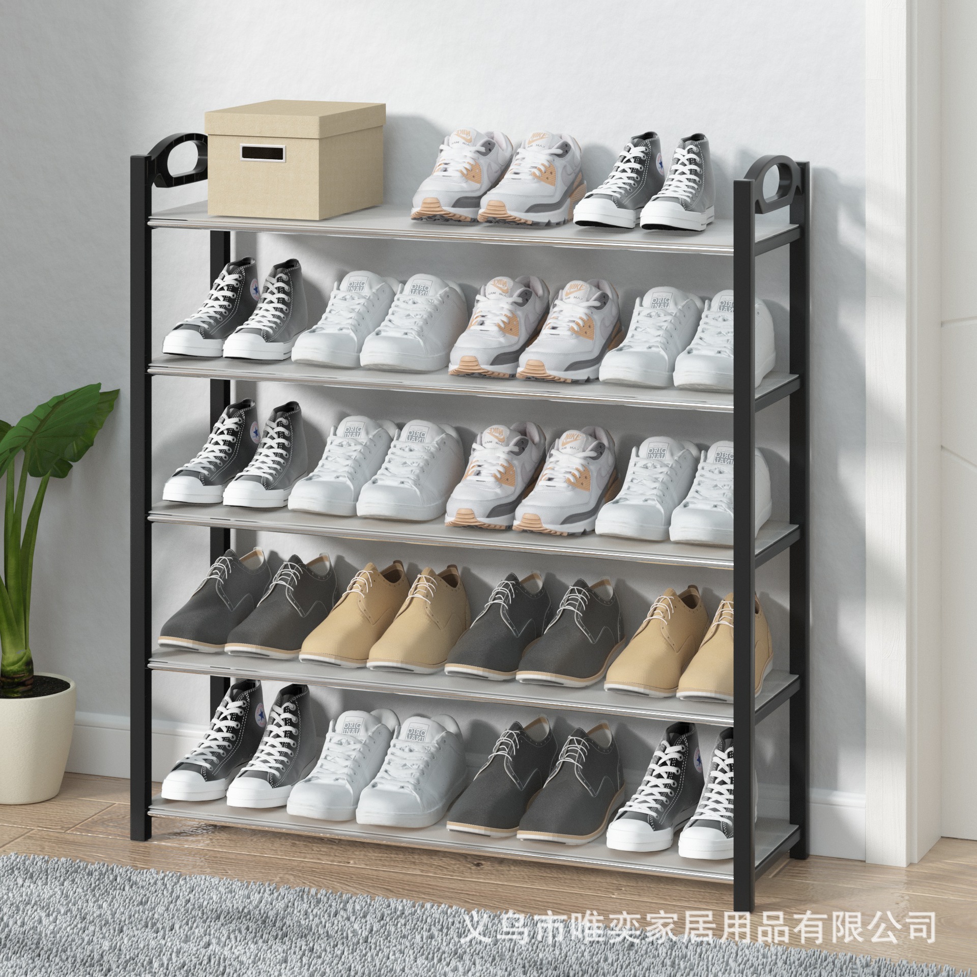 Simple Multi-Layer Quick Assembly Shoe Shelf Home Door Dormitory Space Saving Storage Cabinet Economic Storage Rack
