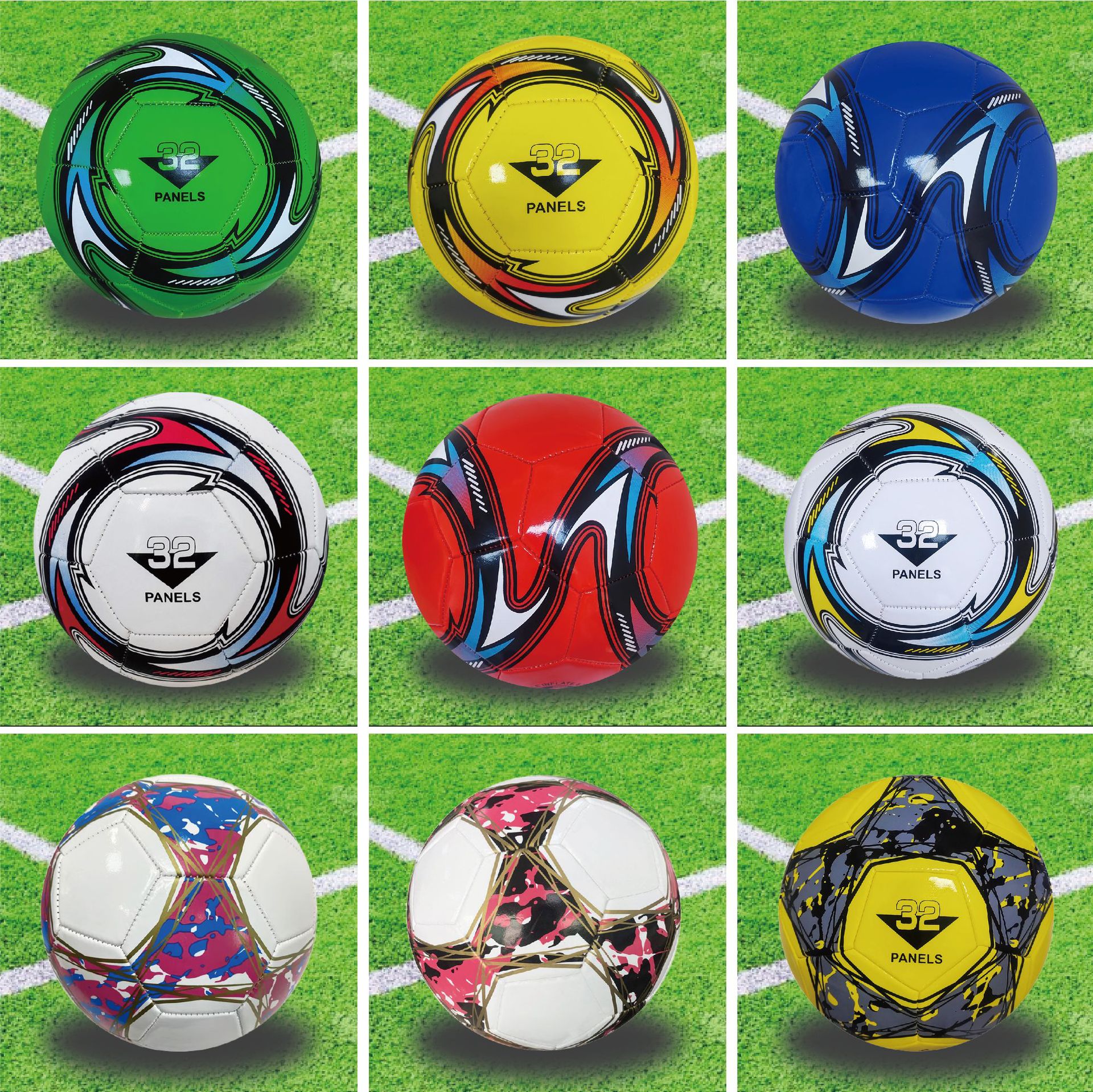 Football Wholesale Sports Training Machine Sewing Football No. 5, No. 4, No. 3 Children Adult Game Wear-Resistant Pvc Football Manufacturers details Picture