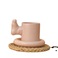 创意陶瓷佼佼者杯咖啡杯白底实物图