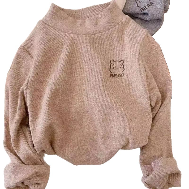 Niños en XiaoTong media de camisas, QiuDong Gao Ling calor a una bebé casaca niñas camisetas de manga larga Item Picture