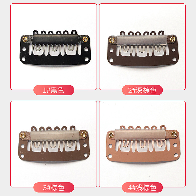 3.2cm six-toothed wig, hairpin, BB clip, metal baked paint DIY hair accessory, hairpin, beret clip Specification image