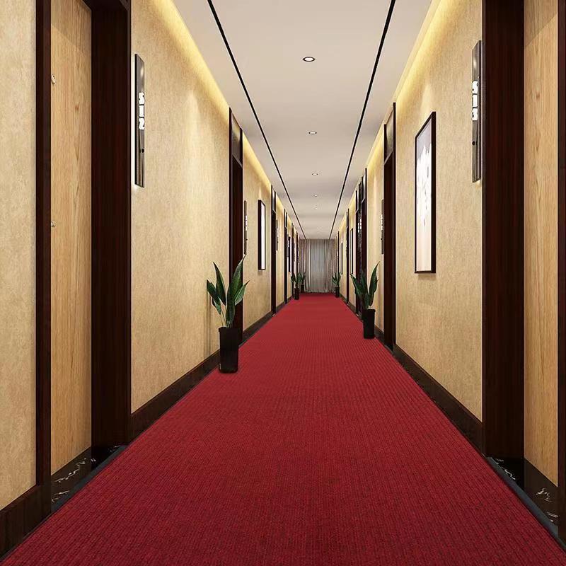 Bedroom Living Room Hotel Door Thickened Mat Double Striped Pvc Corridor Full Carpet Non-Slip Absorbent Carpet Application Scenario
