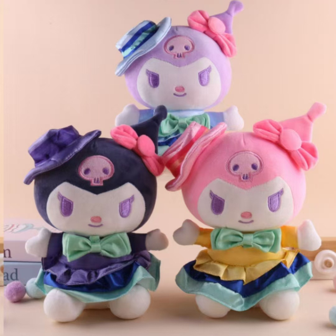 现货跨境热销创意可爱领结玛特泡泡哭娃毛绒公仔玩偶电玩城抓娃机